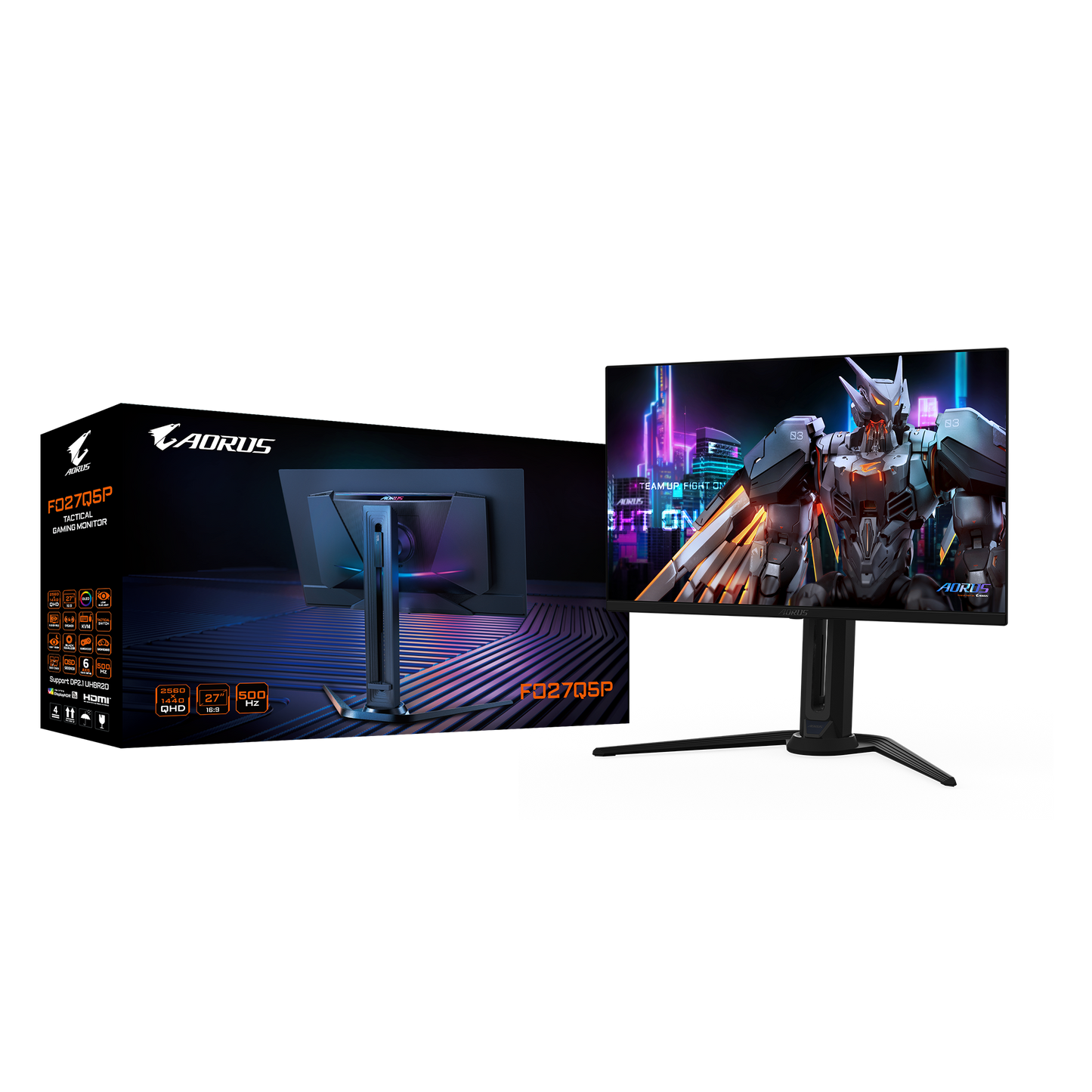 GIGABYTE AORUS FO27Q5P 2K QHD OLED 平面 gaming Monitor
