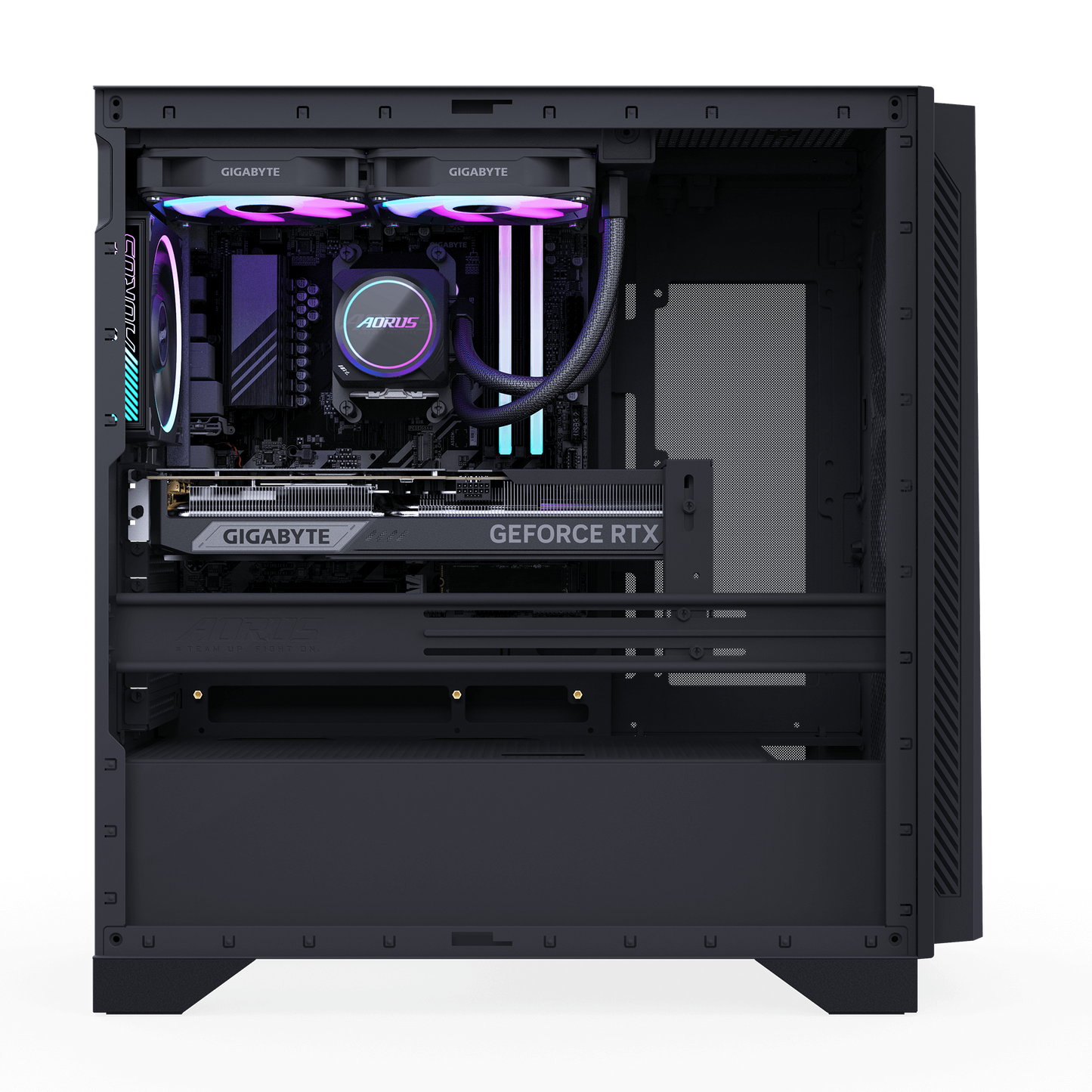 GIGABYTE Gaming PC AORUS PRIME 5 AP551 (AMD Ryzen 7 9700X/ RTX5070Ti/ 32GB/ Gen4 2TB/水冷/ Win11 Home) AP5A7N7T-5100 GIGABYTE PC
