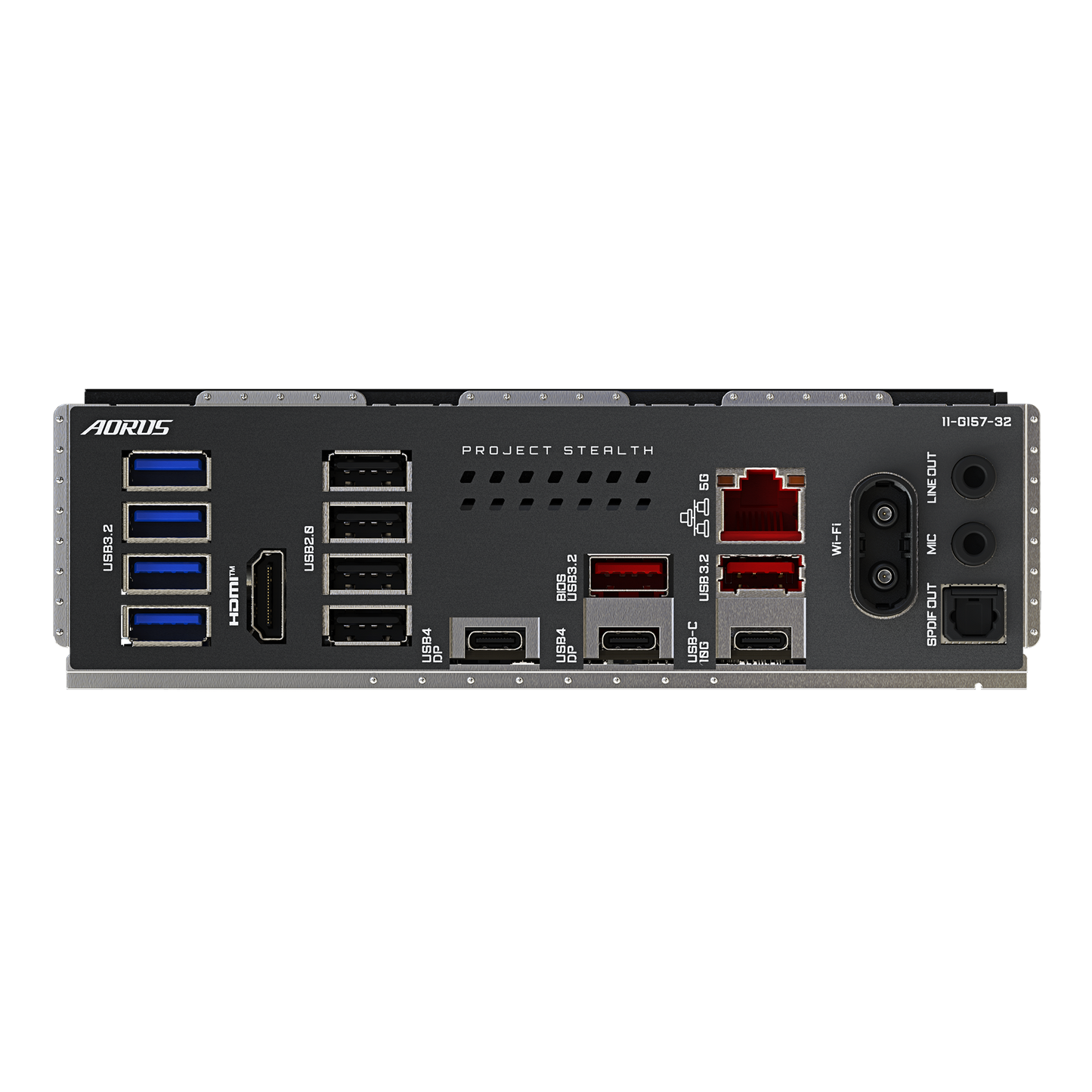 GIGABYTE AORUS AM5 X870 背插 GA-X870 A STEALTH Motherboard AMD X870 Series (supports AMD Ryzen™ 9000 / Ryzen™ 8000 / Ryzen™ 7000 series processors)
