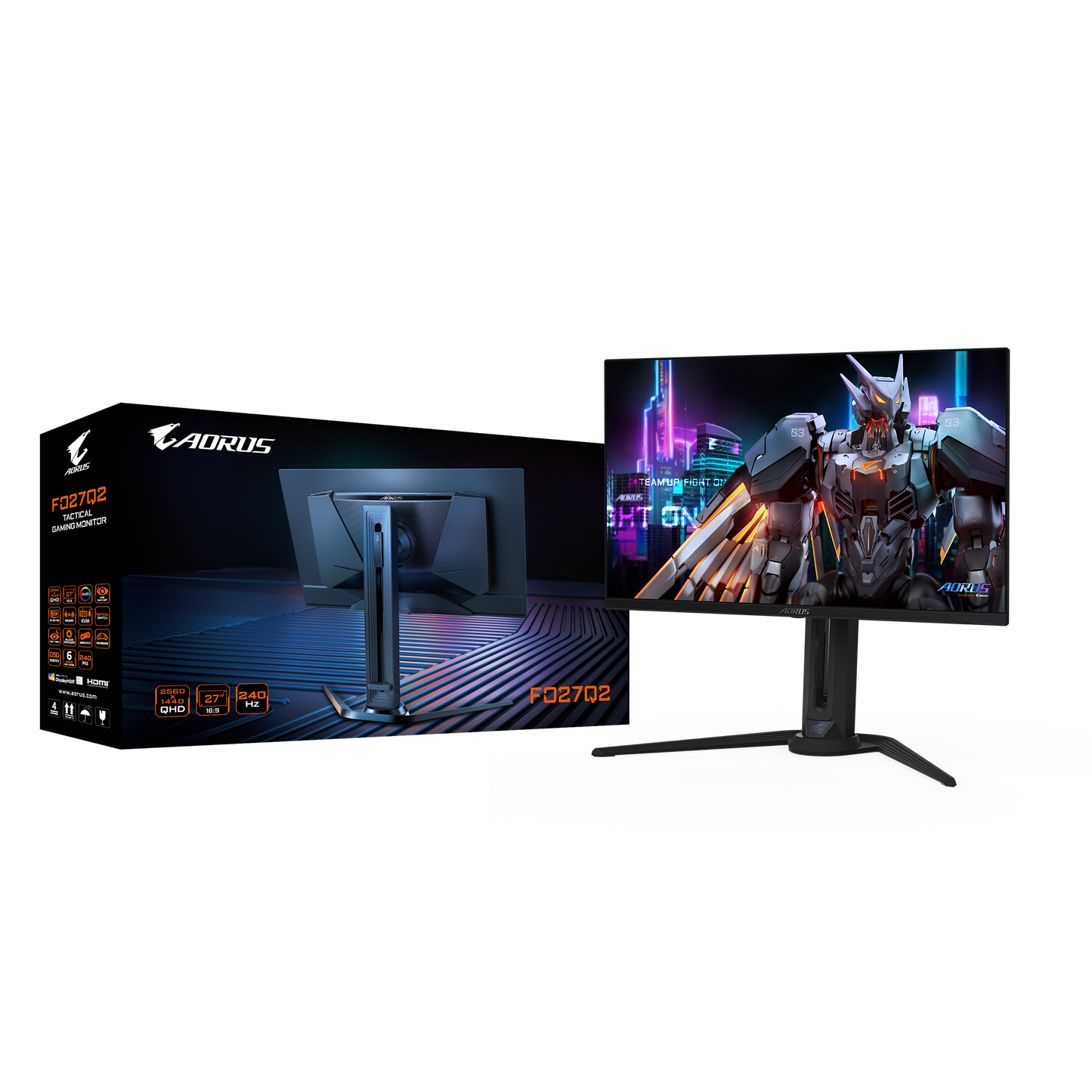 GIGABYTE AORUS FO27Q2 2K QHD OLED 平面 gaming Monitor