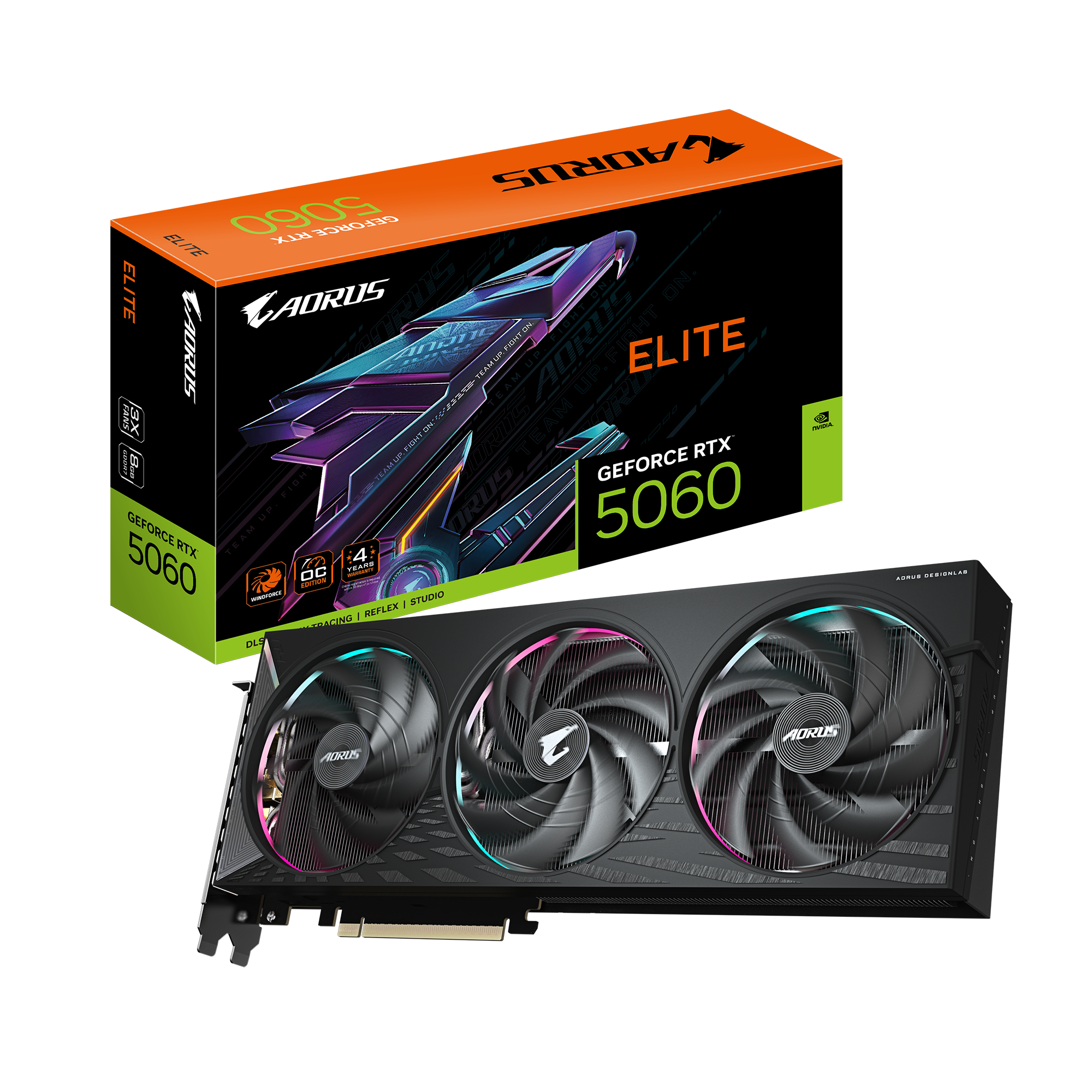 GIGABYTE AORUS RTX5060 GV-N5060AORUS E-8GD Graphics Card – FOUNDATION ...
