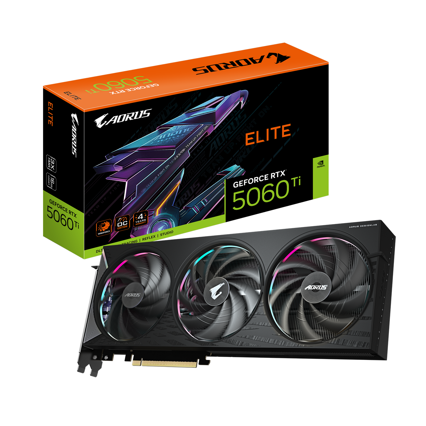 GIGABYTE AORUS RTX5060TI 16GB GV-N506TAORUS E-16GD Graphics Card
