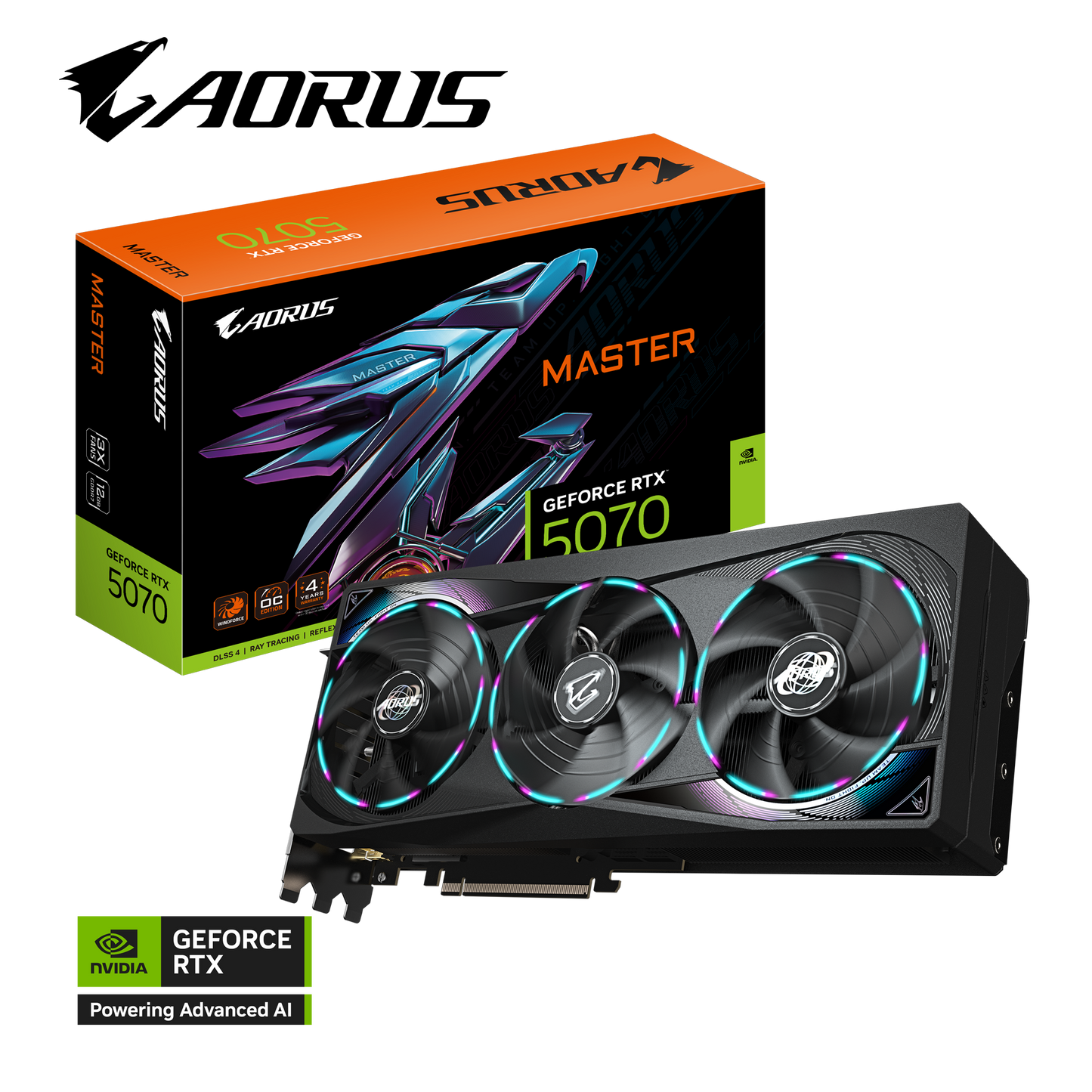 GIGABYTE AORUS RTX5070 GV-N5070AORUS M-12GD Graphics Card