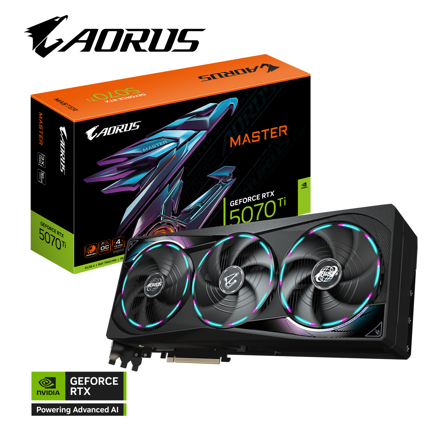 GIGABYTE AORUS RTX5070 Ti GV-N507TAORUS M-16GD Graphics Card