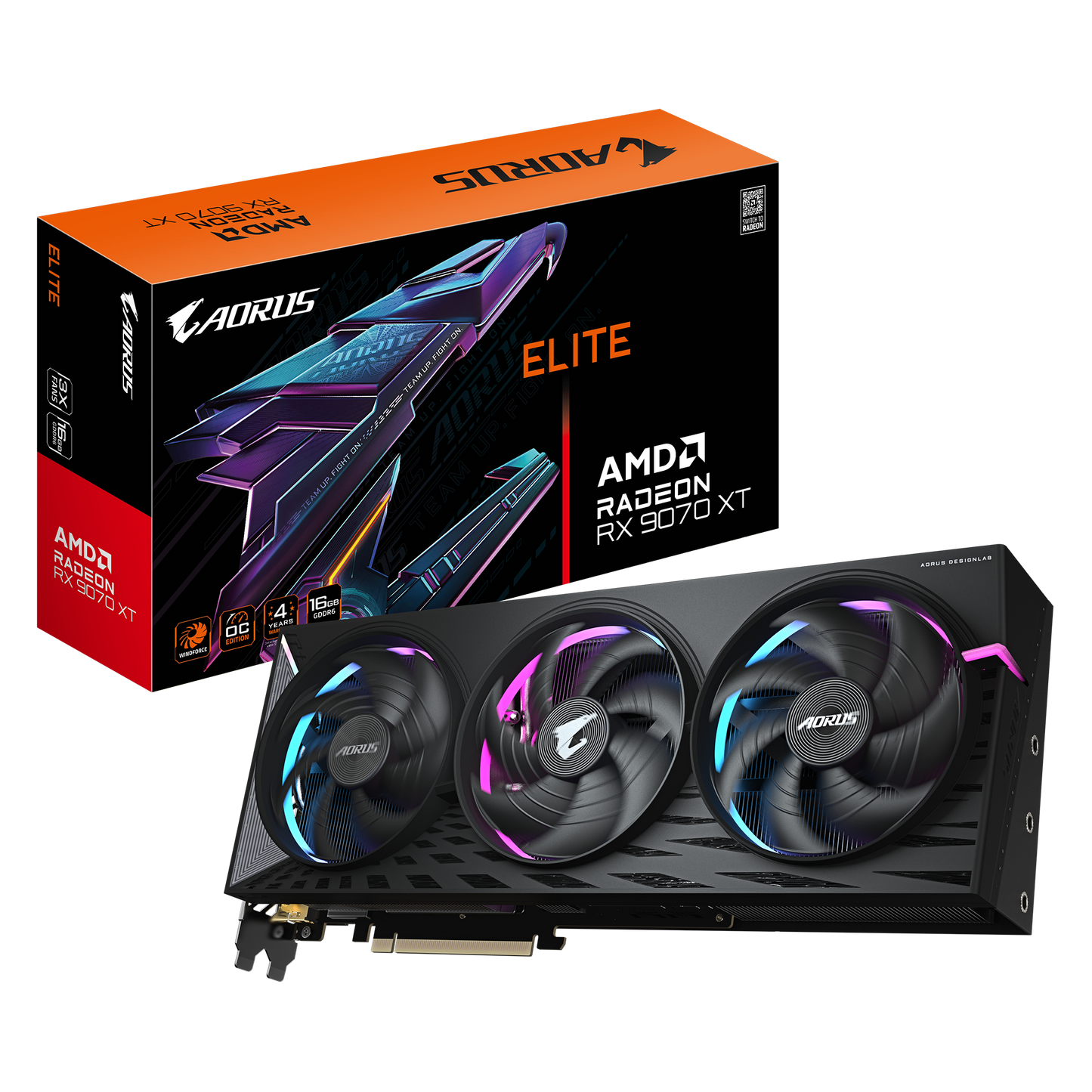 GIGABYTE AORUS R9070X	GV-R9070XTAORUS E-16GD Graphics Card