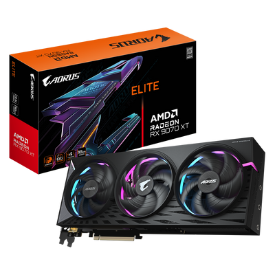 GIGABYTE AORUS R9070X	GV-R9070XTAORUS E-16GD Graphics Card