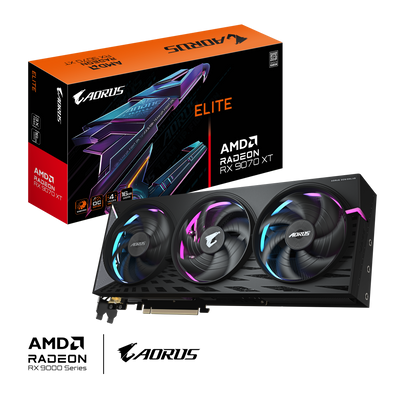 GIGABYTE AORUS R9070X	GV-R9070XTAORUS E-16GD Graphics Card