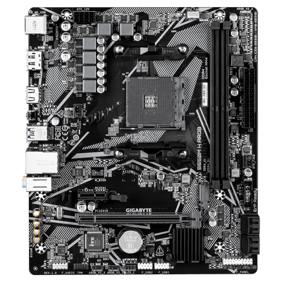 GIGABYTE Ultra Durable AM5 B550 MATX GA-B550M H ARGB MotherboardAMD B550 Series (supports AMD Ryzen™ 5000 Series / Ryzen™ 5000 G Series / Ryzen™ 4000 G Series and Ryzen™ 3000 and Ryzen™ 3000 G-Series processors)