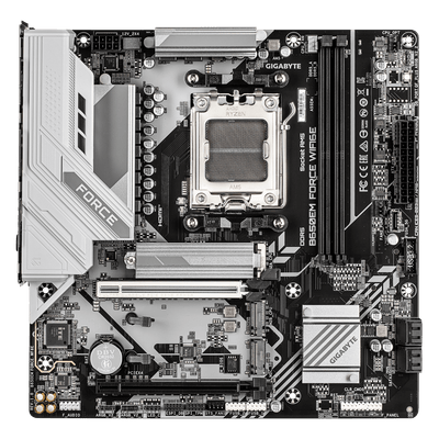 GIGABYTE FORCE AM5 B650 MATX GA-B650EM FORCE WF6E Motherboard AMD B650 Series (supports AMD Ryzen™ 7000 / Ryzen™ 8000 / Ryzen™ 9000 series processors)
