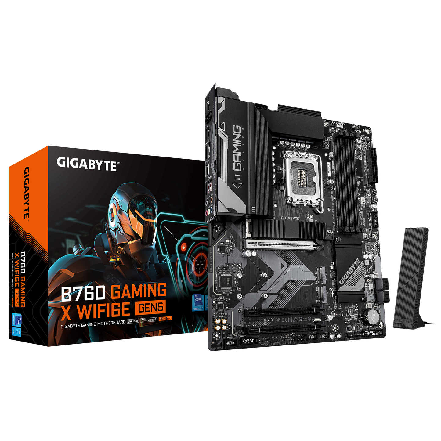 GIGABYTE GAMING B760 ATX DDR5 GA-B760 G X WF6E GEN5 Motherboard