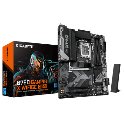 GIGABYTE GAMING B760 ATX DDR5 GA-B760 G X WF6E GEN5 Motherboard
