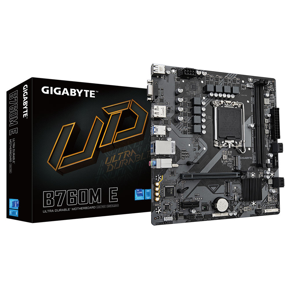 GIGABYTE Ultra Durable B760 MATX GA-B760M E Motherboard
