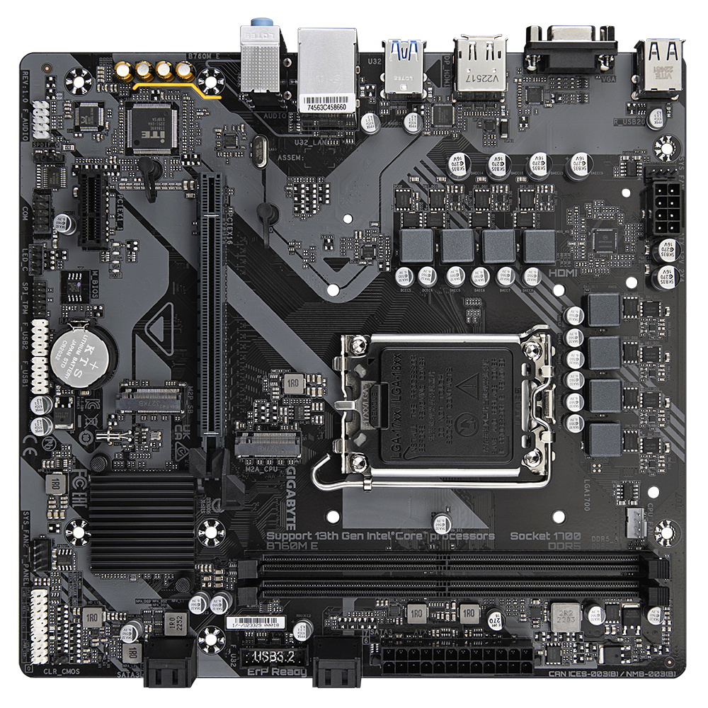 GIGABYTE Ultra Durable B760 MATX GA-B760M E Motherboard