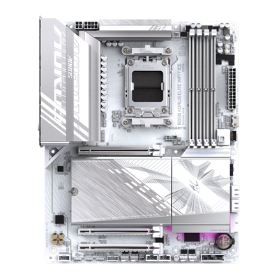 GIGABYTE AORUS AM5 B850 ATX GA-B850 A ELITE WF7 ICE Motherboard AMD B850 Series (supports AMD Ryzen™ 9000 / Ryzen™ 8000 / Ryzen™ 7000 series processors)