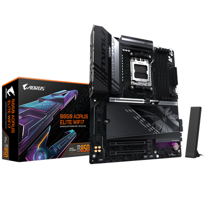 GIGABYTE AORUS AM5 B850 ATX GA-B850 A ELITE WF7 Motherboard  AMD B850 Series (supports AMD Ryzen™ 9000 / Ryzen™ 8000 / Ryzen™ 7000 series processors)