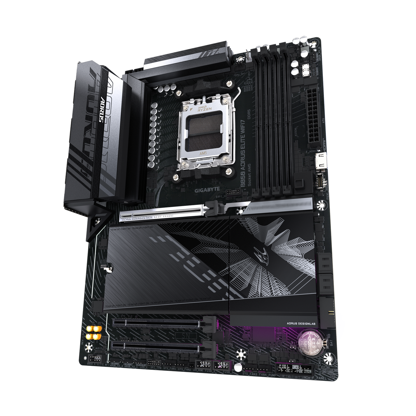 GIGABYTE AORUS AM5 B850 ATX GA-B850 A ELITE WF7 Motherboard  AMD B850 Series (supports AMD Ryzen™ 9000 / Ryzen™ 8000 / Ryzen™ 7000 series processors)