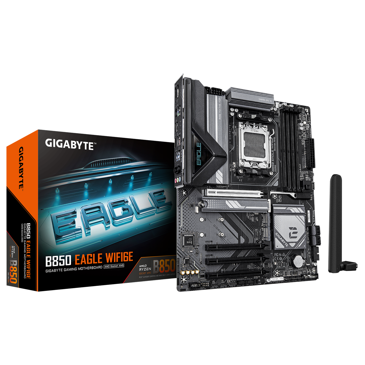 GIGABYTE EAGLE	AM5 B850 ATX GA-B850 EAGLE WIFI6E Motherboard AMD B850 Series (supports AMD Ryzen™ 9000 / Ryzen™ 8000 / Ryzen™ 7000 series processors)