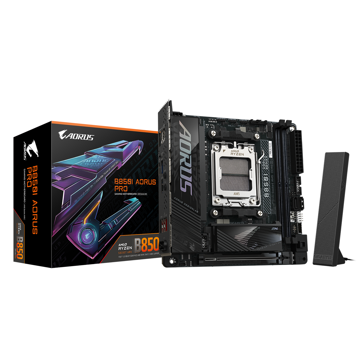 GIGABYTE AORUS AM5 B850 ITX GA-B850I AORUS PRO Motherboard AMD B850 Series (supports AMD Ryzen™ 9000 / Ryzen™ 8000 / Ryzen™ 7000 series processors)