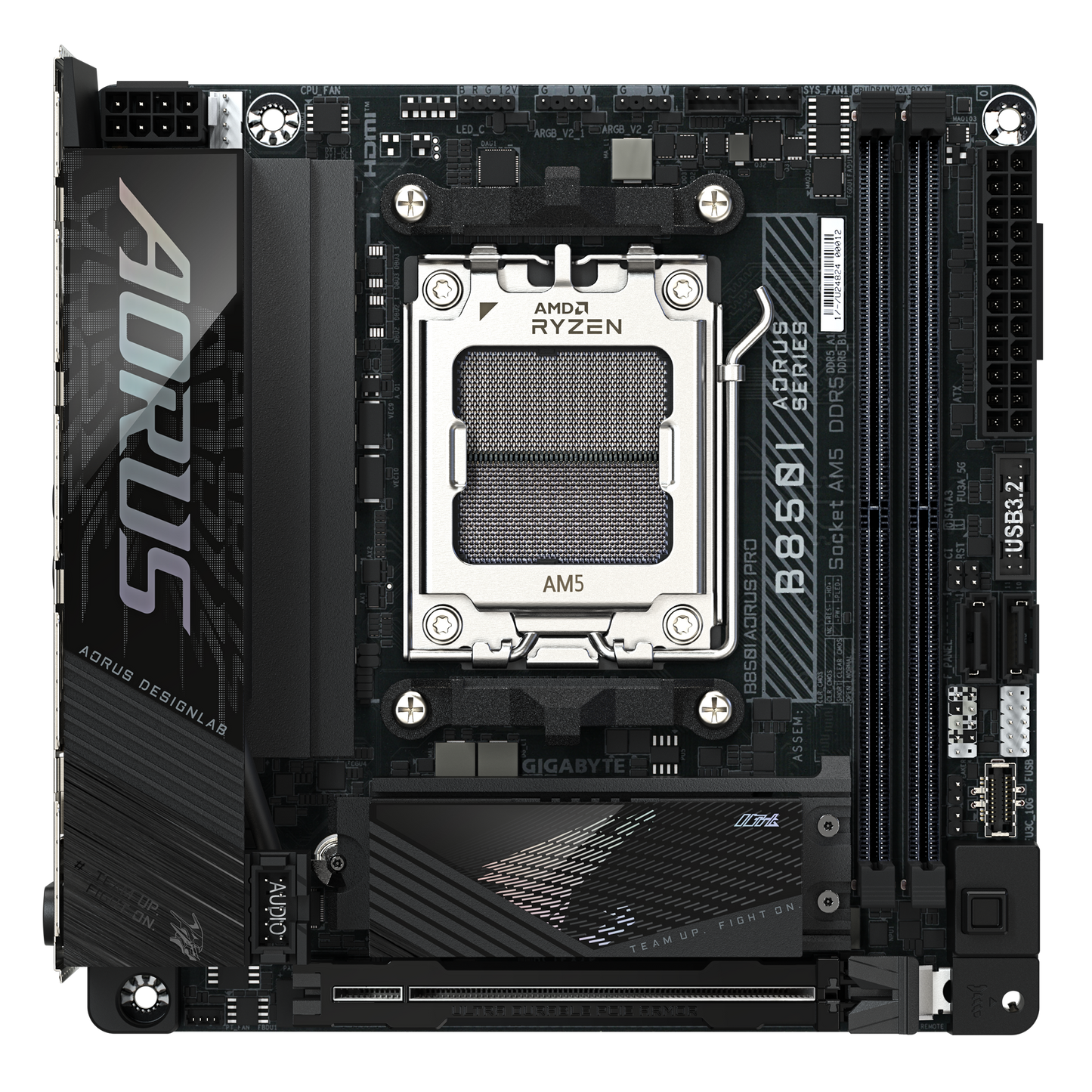 GIGABYTE AORUS AM5 B850 ITX GA-B850I AORUS PRO Motherboard AMD B850 Series (supports AMD Ryzen™ 9000 / Ryzen™ 8000 / Ryzen™ 7000 series processors)