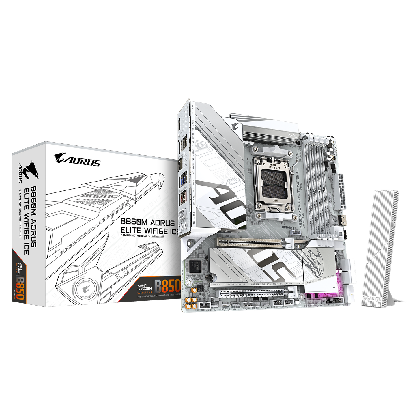 GIGABYTE AORUS AM5 B850 MATX GA-B850M A ELT WF6E Motherboard AMD B850 Series (supports AMD Ryzen™ 9000 / Ryzen™ 8000 / Ryzen™ 7000 series processors)