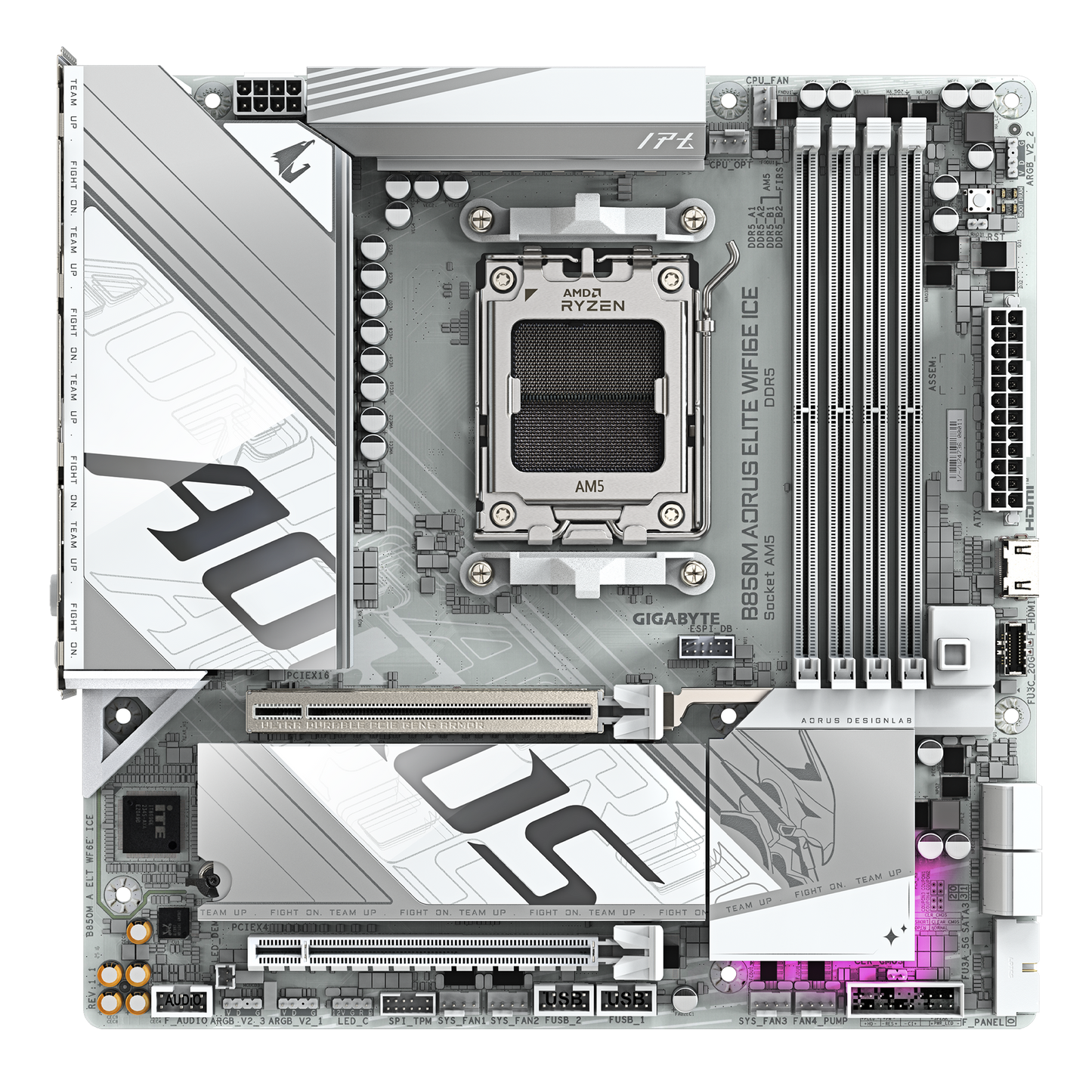 GIGABYTE AORUS AM5 B850 MATX GA-B850M A ELT WF6E Motherboard AMD B850 Series (supports AMD Ryzen™ 9000 / Ryzen™ 8000 / Ryzen™ 7000 series processors)