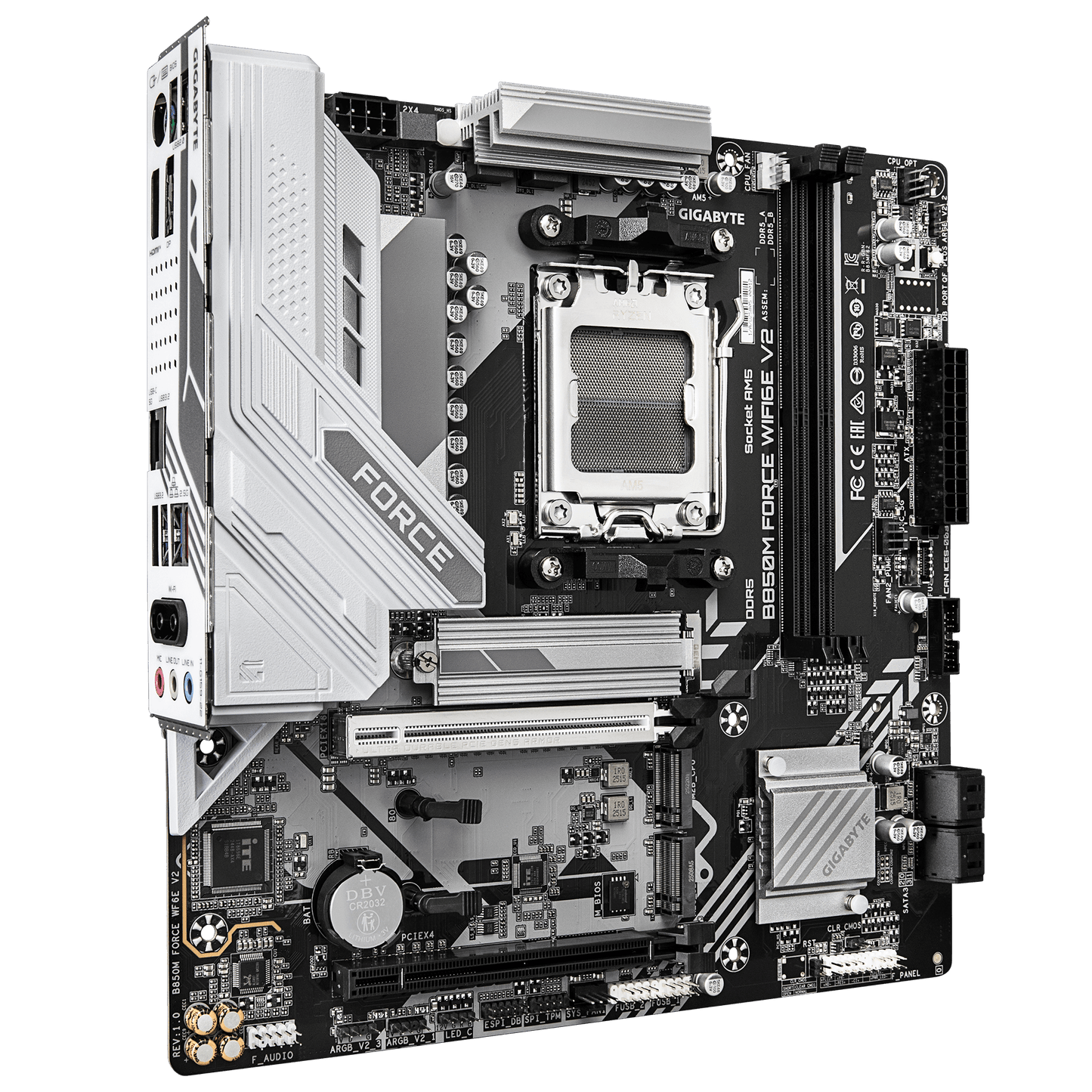 GIGABYTE FORCE AM5 B850 MATX GA-B850M FORCE WF6E V2 Motherboard AMD B850 Series (supports AMD Ryzen™ 9000 / Ryzen™ 8000 / Ryzen™ 7000 series processors)