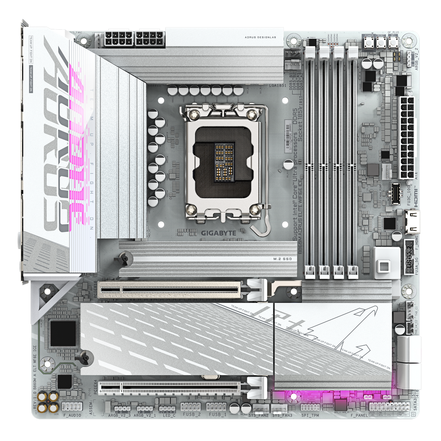 GIGABYTE AORUS B860 MATX GA-B860M A ELT WF6E ICE Motherboard