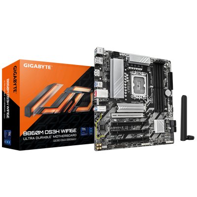 GIGABYTE Ultra Durable B860 MATX GA-B860M DS3H WIFI6E Motherboard