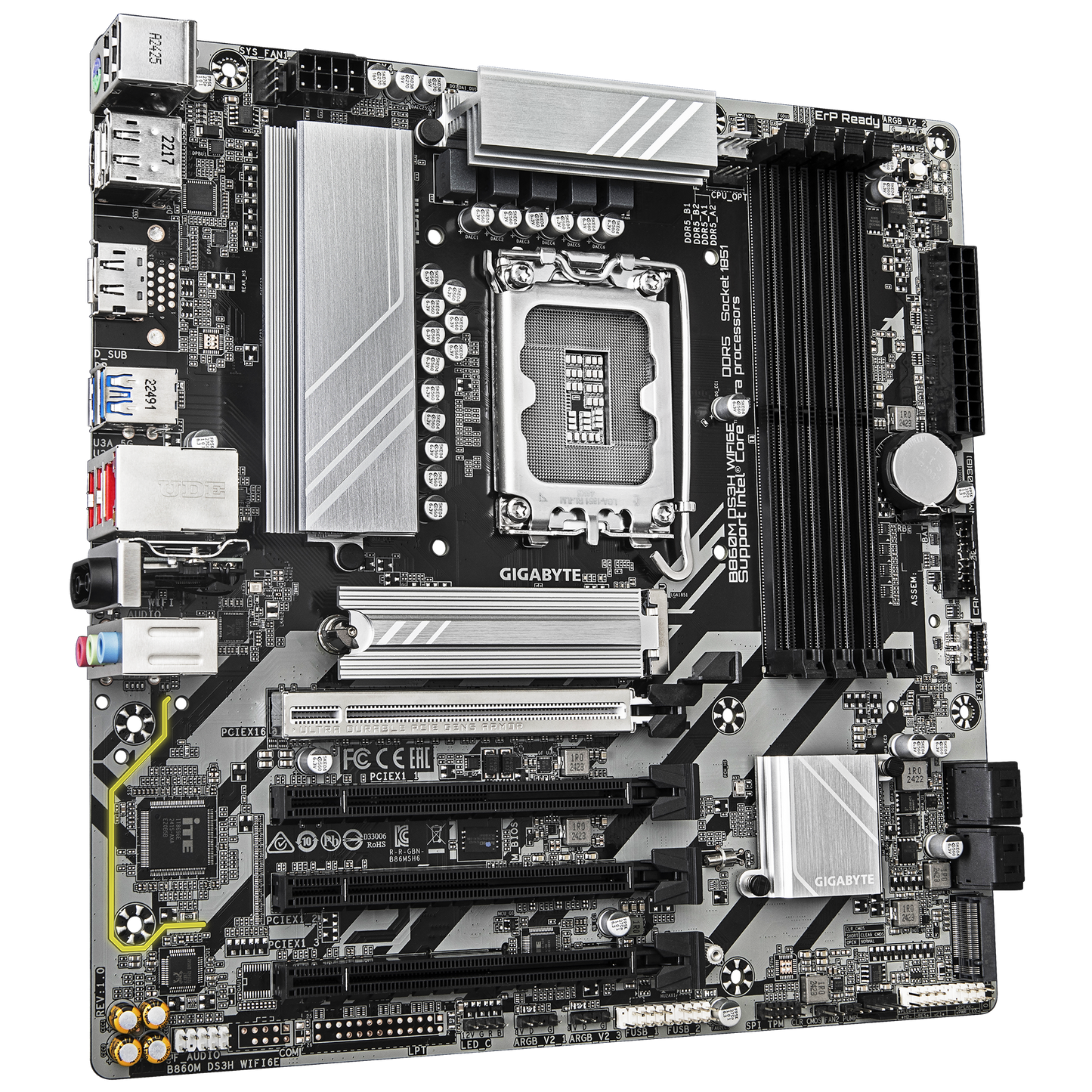 GIGABYTE Ultra Durable B860 MATX GA-B860M DS3H WIFI6E Motherboard