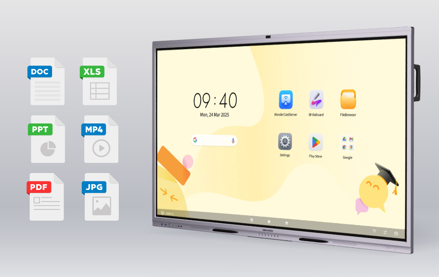 HIKVISION DS-D5B86RB/FP Performance G2 Series 86" 4K Interactive Digital Board 電子互動白板- 學校及商用場合適用