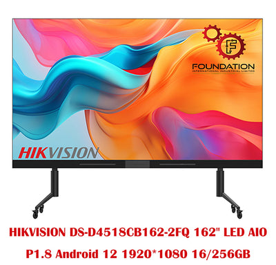 HIKVISION DS-D4518CB162-2FQ 162'' LED AIO 1.875mm Pixel Pitch Glue on Board FHD 16:9 Android 12-14 16GB/256GB