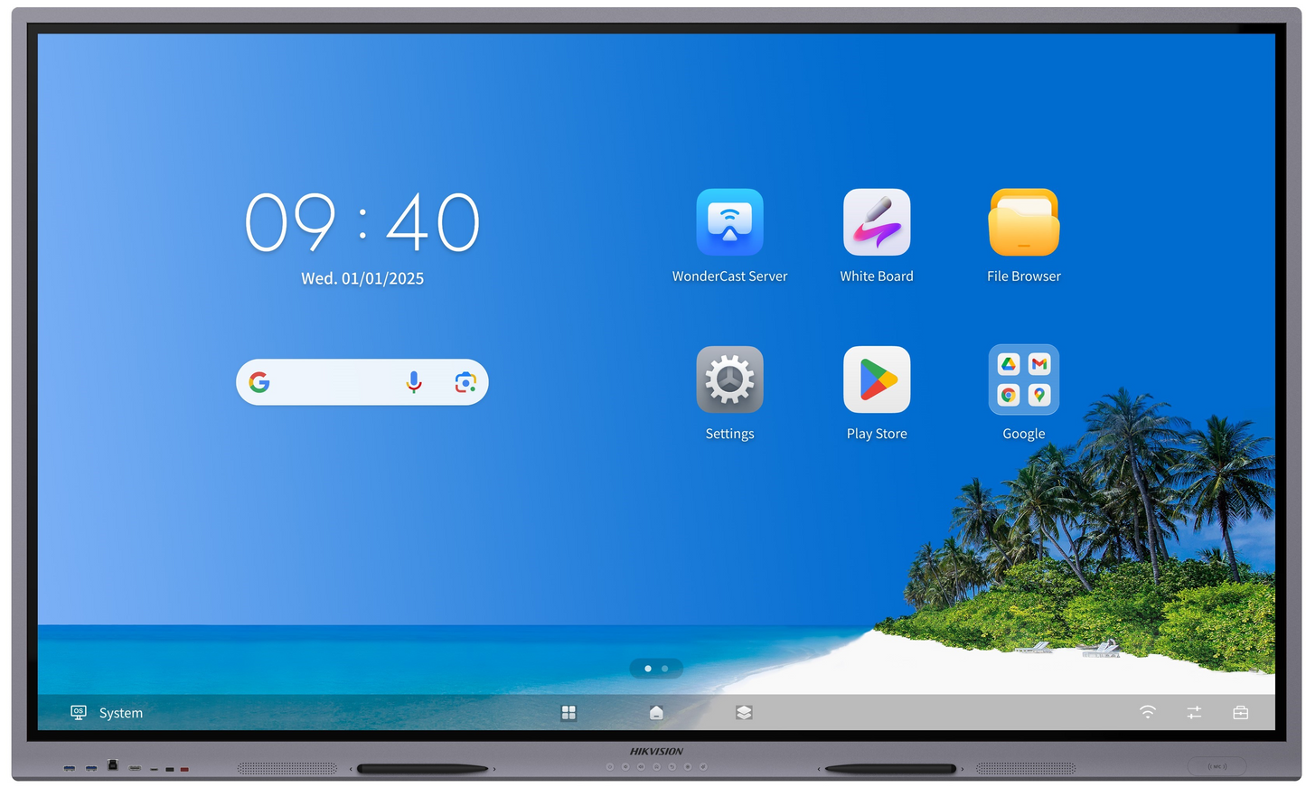 HIKVISION DS-D5B75RB/EP Performance G2 Series 75" 4K Interactive Digital Board 電子互動白板- 學校及商用場合適用