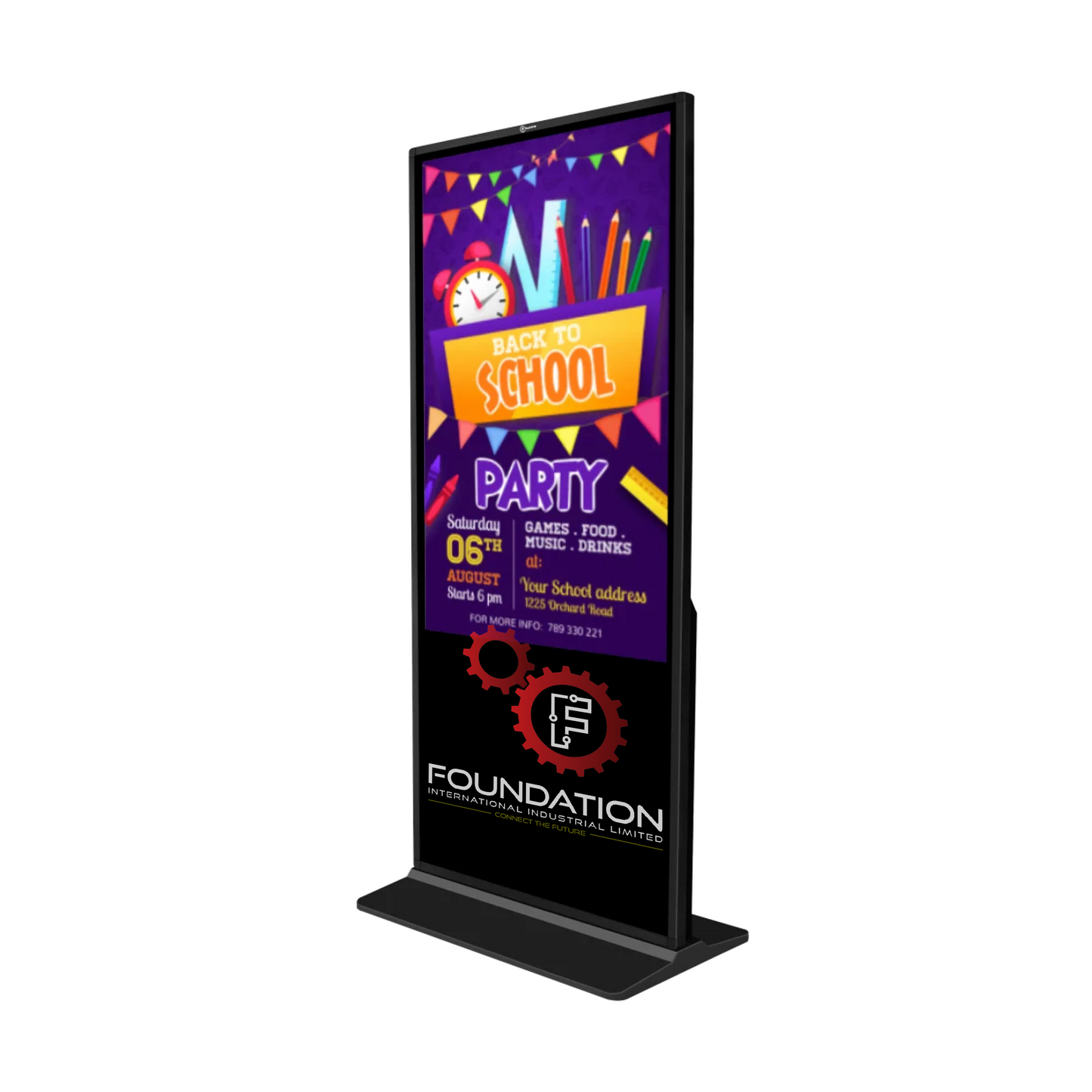Foundation FDS5520F 55 inch Floor Standing Digital signage