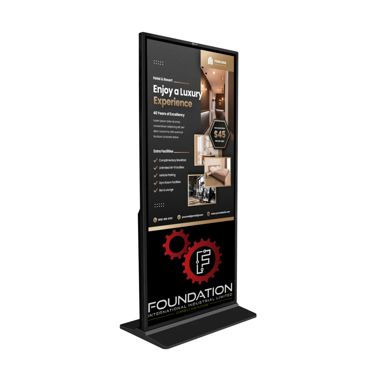 Foundation FDS5520F 55 inch Floor Standing Digital signage