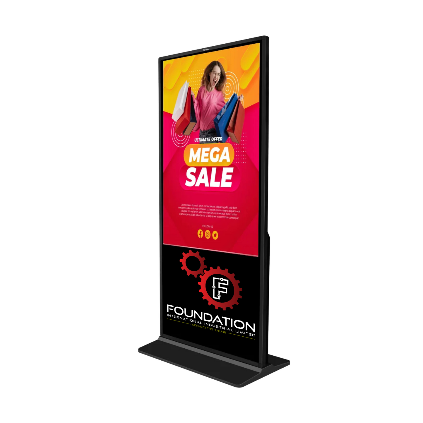 Foundation FDS5520F 55 inch Floor Standing Digital signage