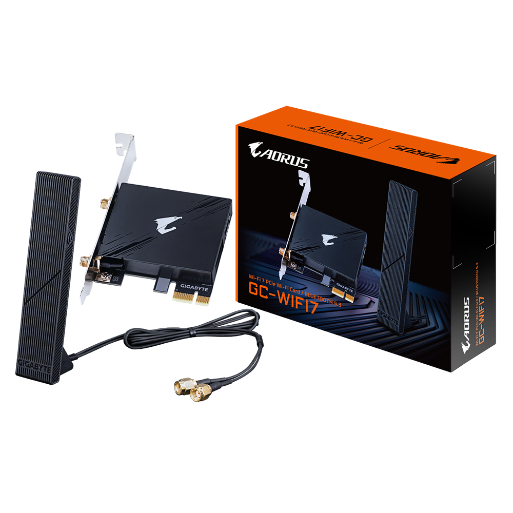 GIGABYTE AORUS WiFi7 PCIex1 GC-WIFI7 Motherboard Accessories