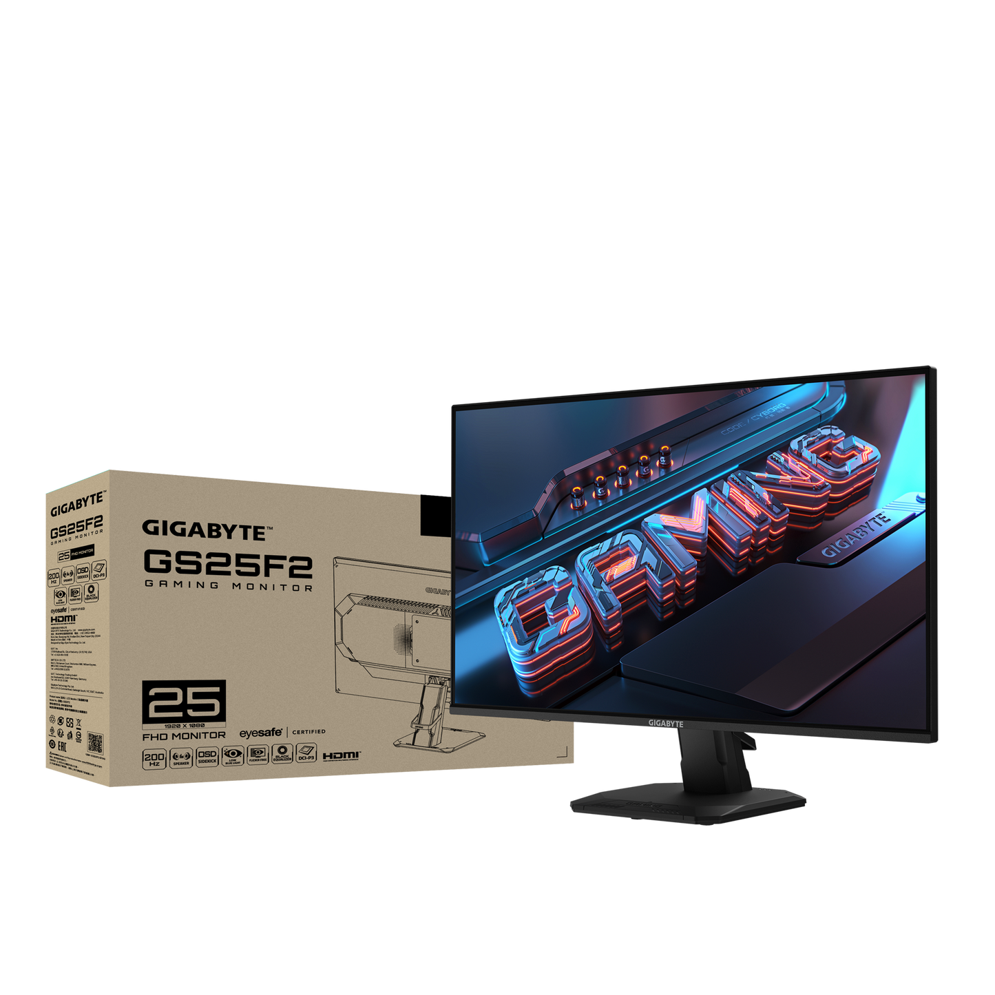 GIGABYTE GS25F2 FHD IPS 平面 gaming Monitor