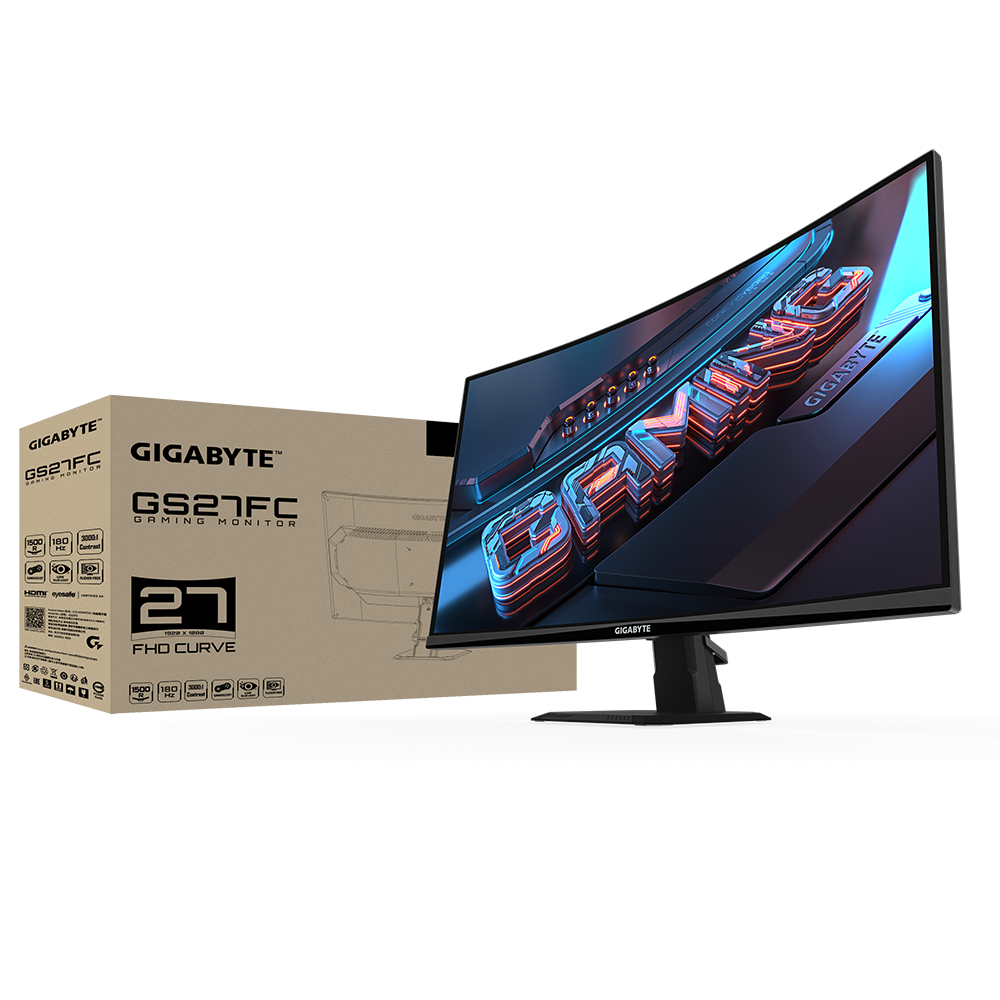 GIGABYTE GS27FC FHD VA 曲面 1500R gaming Monitor