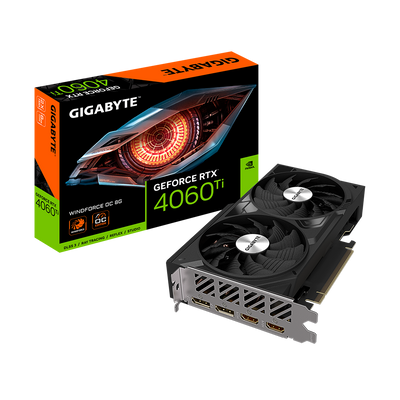 GIGABYTE WINDFORCE RTX4060 Ti	GV-N406TWF2OC-8GD Graphics Card