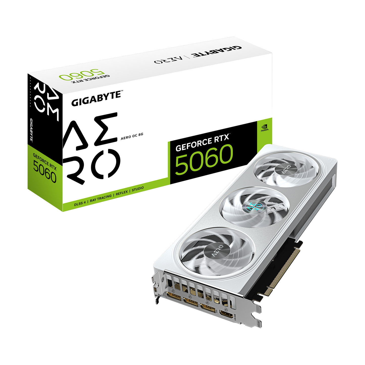 GIGABYTE AERO RTX5060 GV-N5060AERO OC-8GD Graphics Card