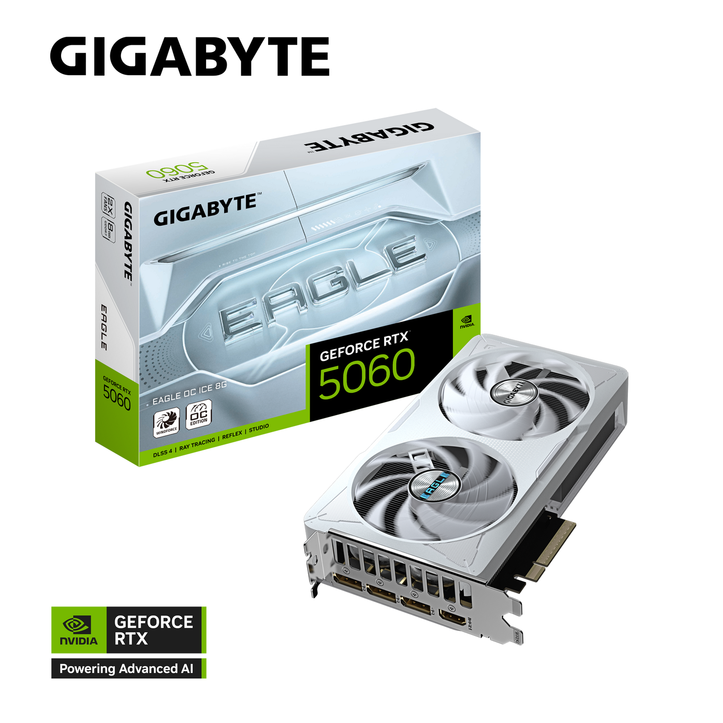 GIGABYTE EAGLE	RTX5060 GV-N5060EAGLEOC ICE-8GD Graphics Card