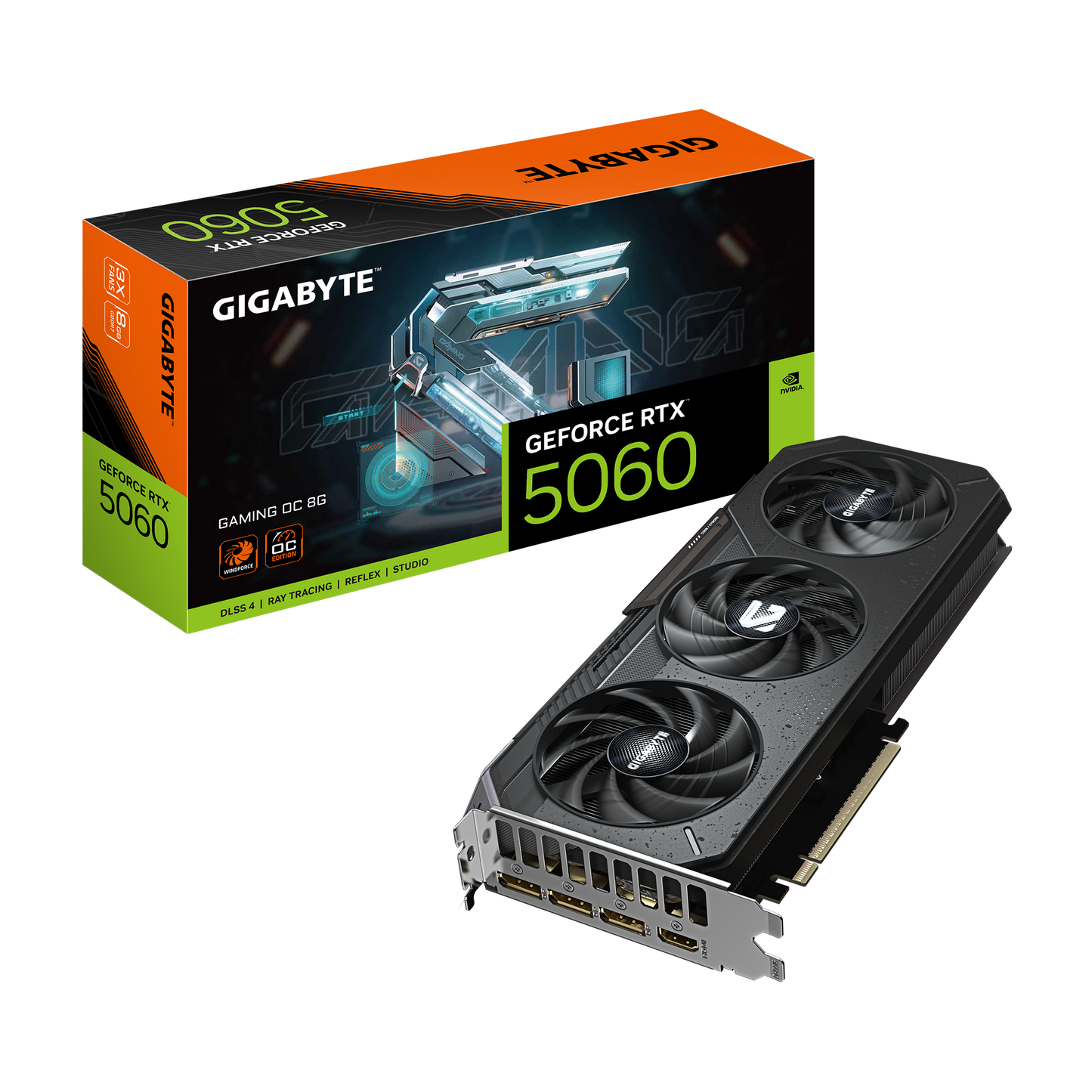 GIGABYTE GAMING RTX5060 GV-N5060GAMING OC-8GD Graphics Card