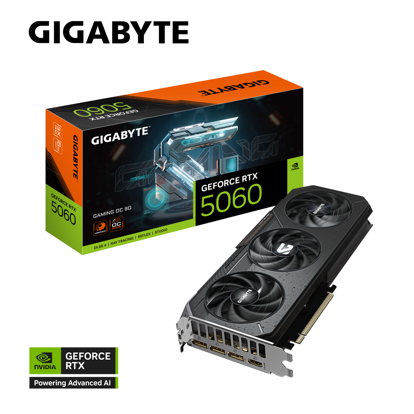 GIGABYTE GAMING RTX5060 GV-N5060GAMING OC-8GD Graphics Card