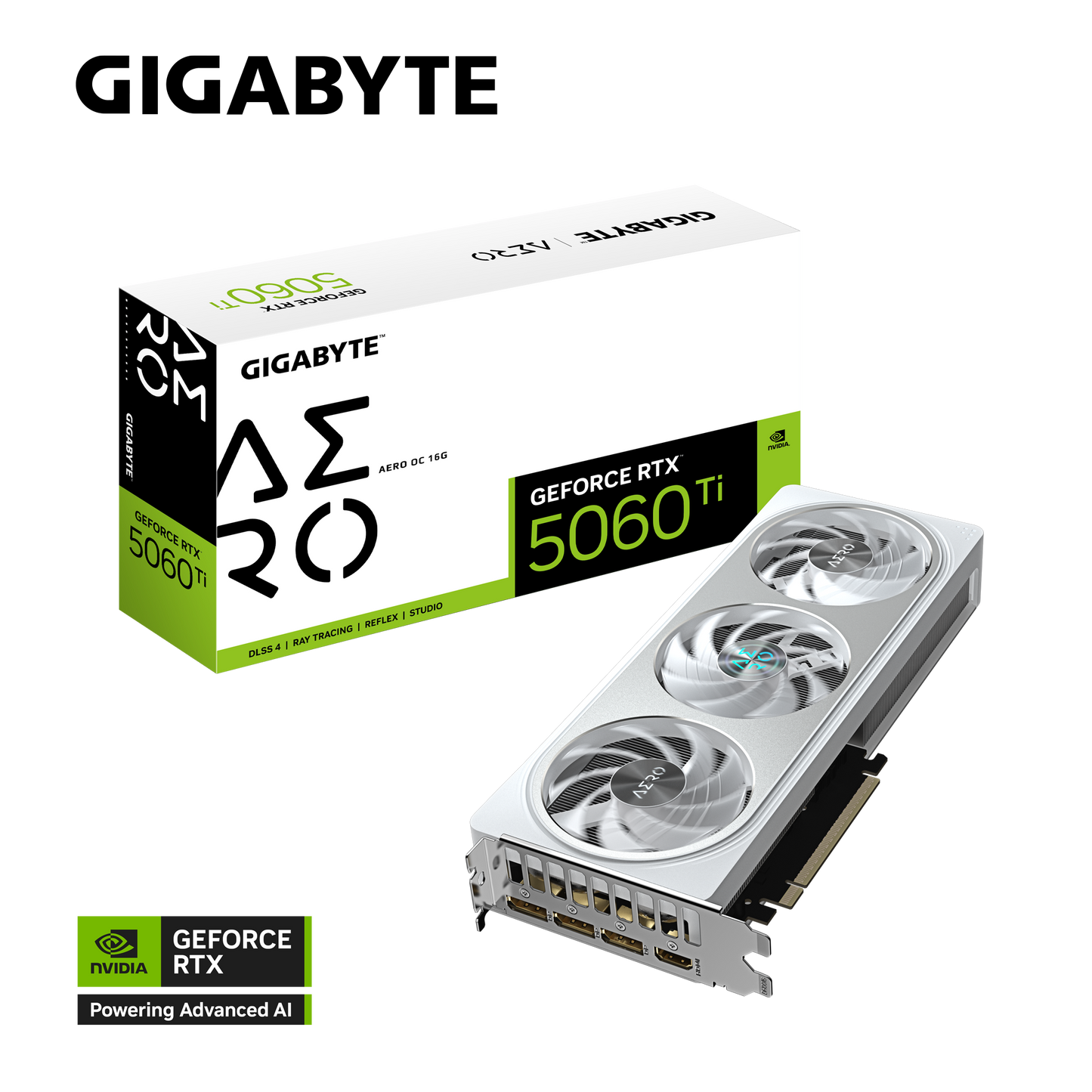 GIGABYTE AERO RTX5060TI 16GB GV-N506TAERO OC-16GD Graphics Card