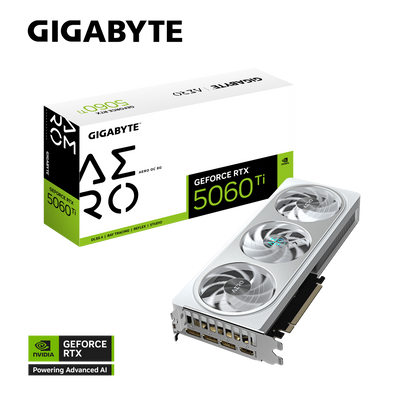 GIGABYTE AERO RTX5060TI 8GB GV-N506TAERO OC-8GD Graphics Card