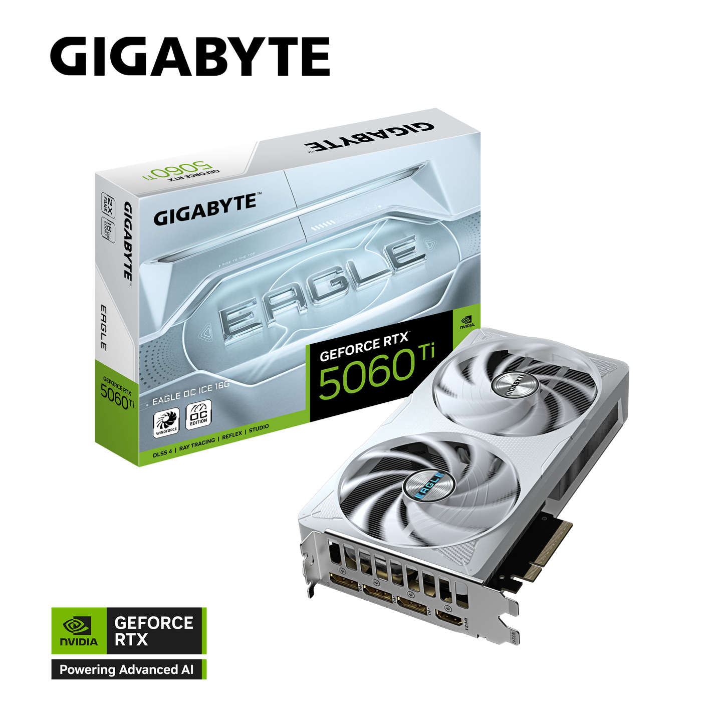 GIGABYTE EAGLE RTX5060TI 16GB GV-N506TEAGLEOC ICE-16GD Graphics Card