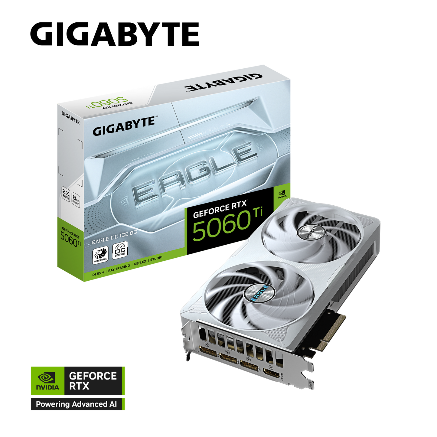 GIGABYTE EAGLE RTX5060TI 8GB GV-N506TEAGLEOC ICE-8GD Graphics Card