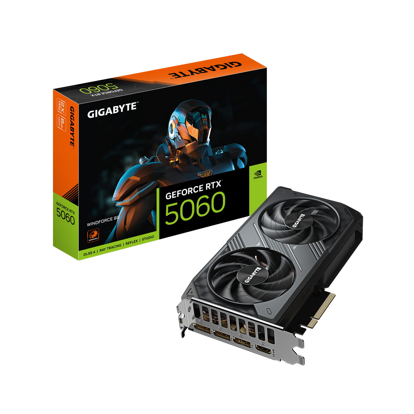 GIGABYTE WINDFORCE RTX5060 GV-N5060WF2-8GD Graphics Card