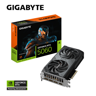 GIGABYTE WINDFORCE RTX5060 GV-N5060WF2-8GD Graphics Card