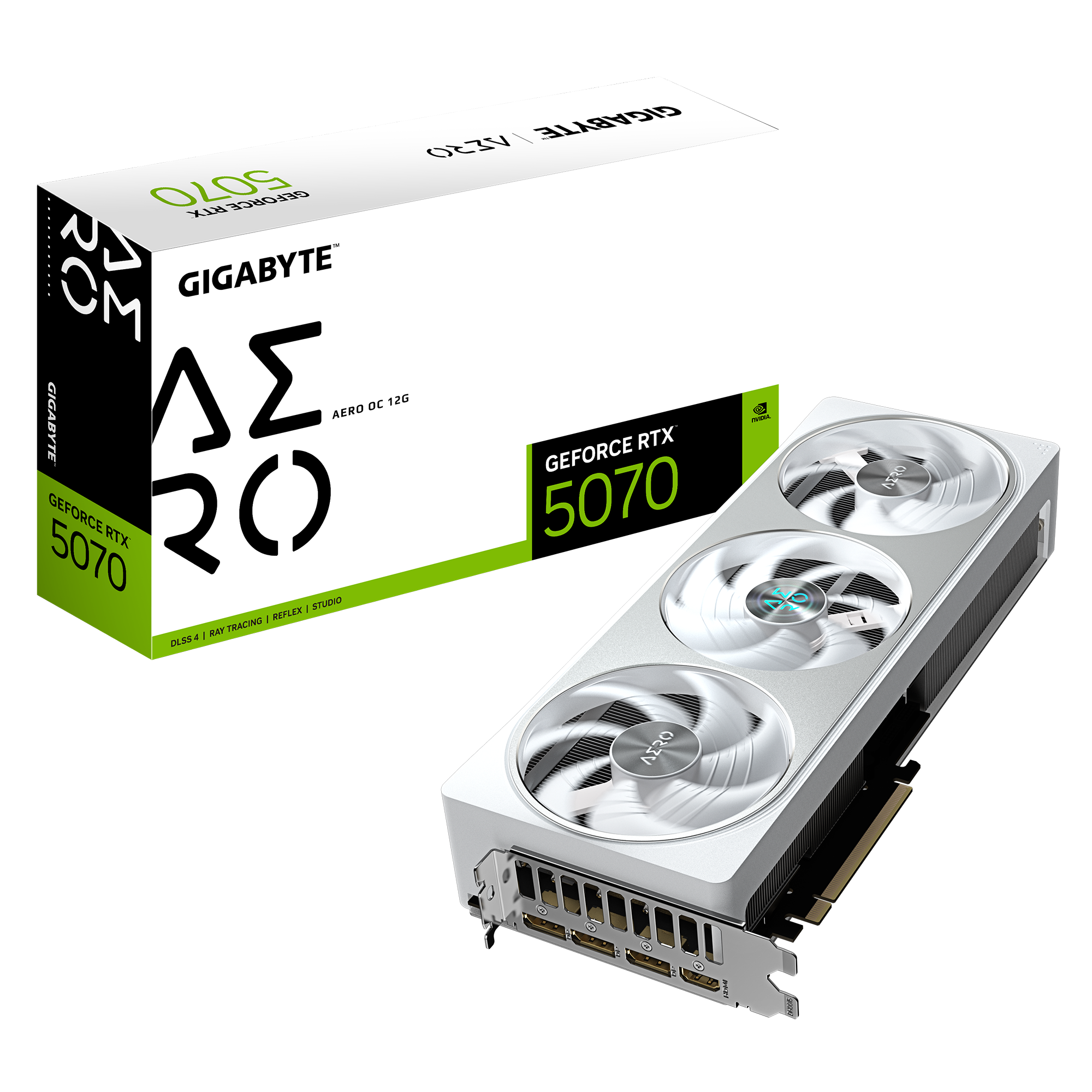 GIGABYTE AERO RTX5070 GV-N5070AERO OC-12GD Graphics Card – FOUNDATION ...